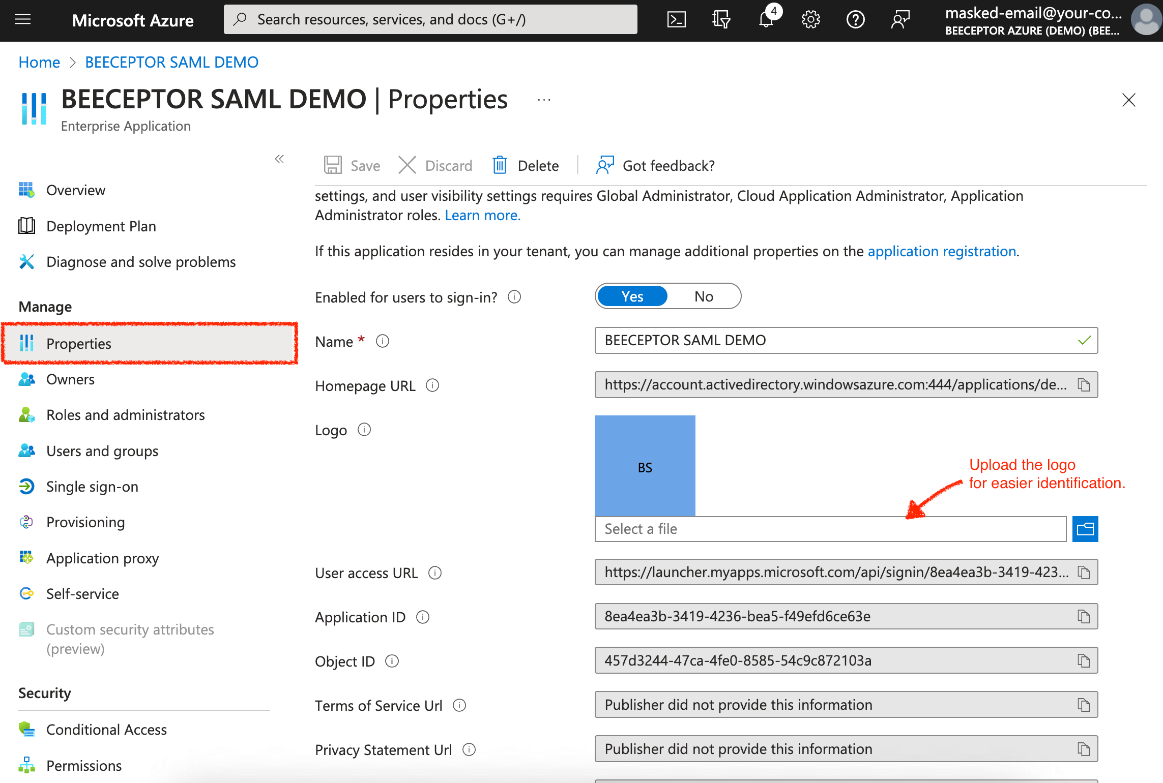 azure add beeceptor logo