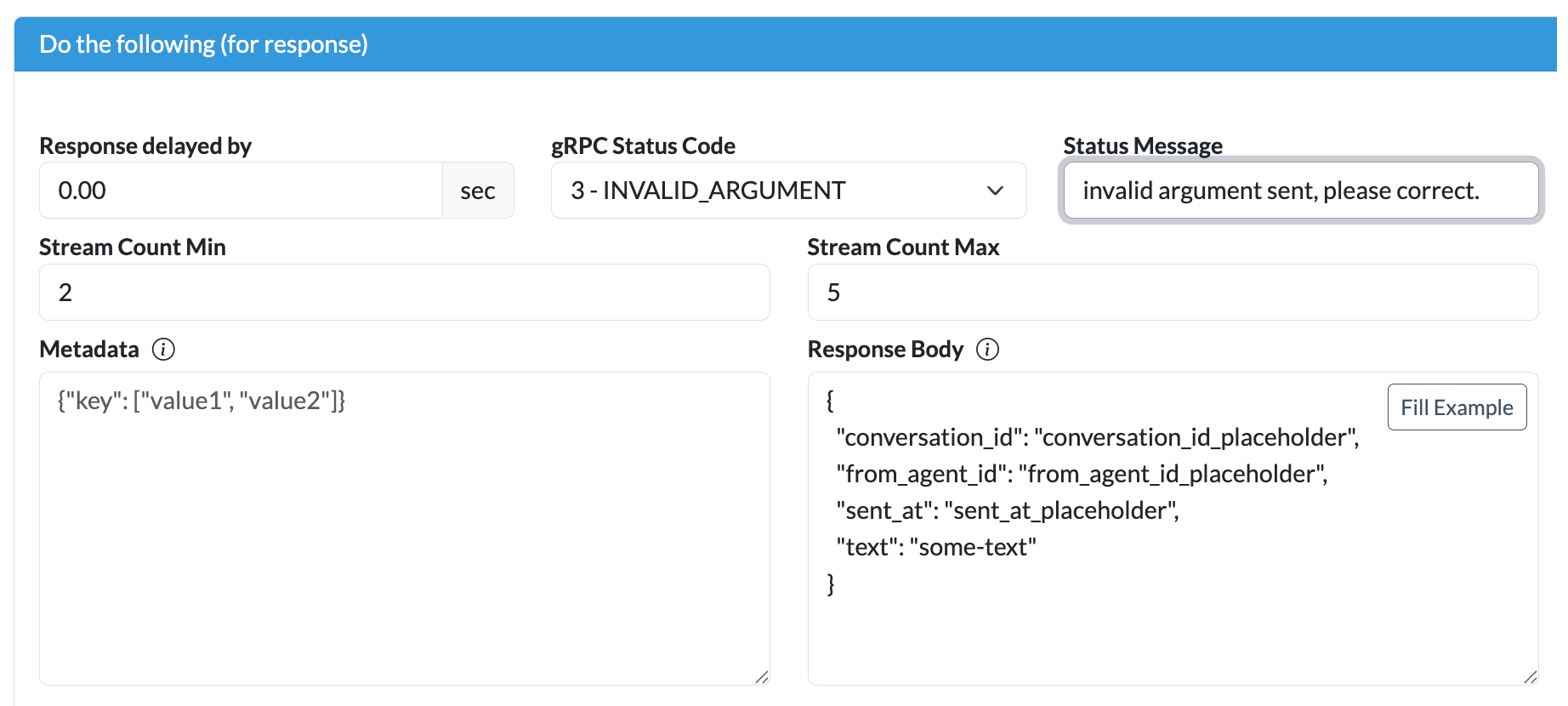 Beeceptor simulate grpc errors