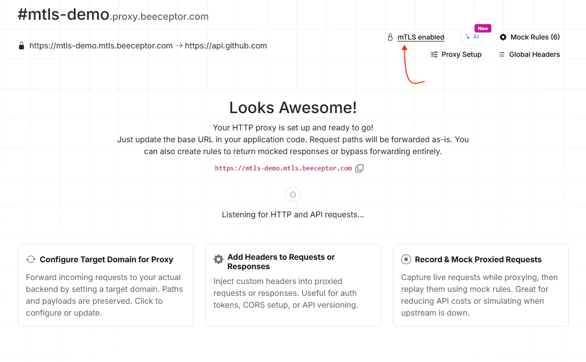 When MTLS is enabled