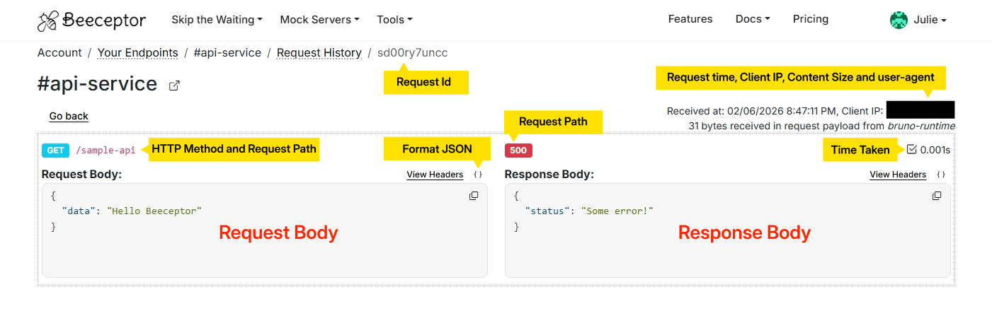 beeceptor-request-history-details