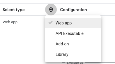 third rule - Select deployment type as "Web App"